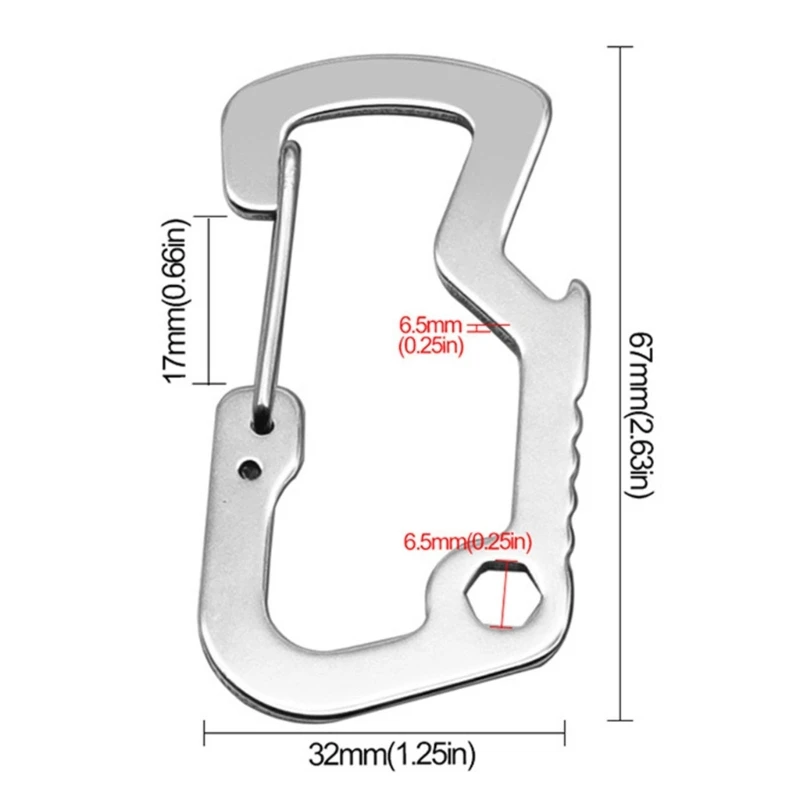 Key Holder Trendy Keyring with Opener Essential Accessory for Beverage Lovers