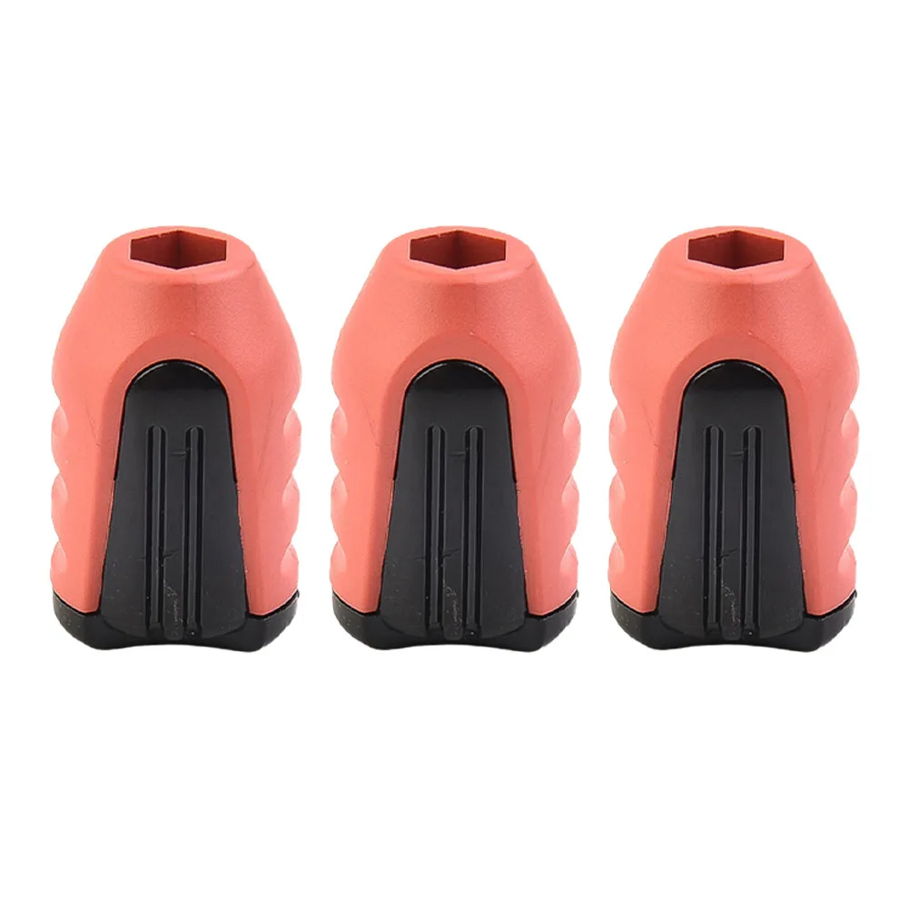 High Quality Magnetizer Screwdriver 3pcs Red Screwdriver Bit Screwdriver Set Hand Tools Lightweight ABS + Metal