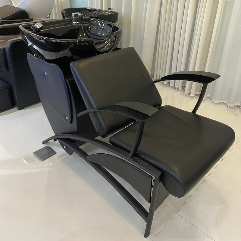 

Hair Salon Barber Shop Shampoo Chair Sitting Hair Salon Flushing Bed Simple Half Lying Dedicated