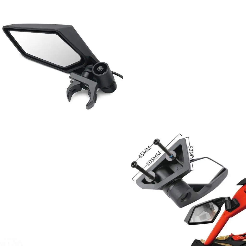 

G7NA Original/Upgraded Mirror Rear View Mirror UTV Accessories 2 Pack used for