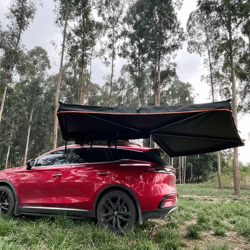 4x4 off-road camping car retractable provides 270 degree car roof tent