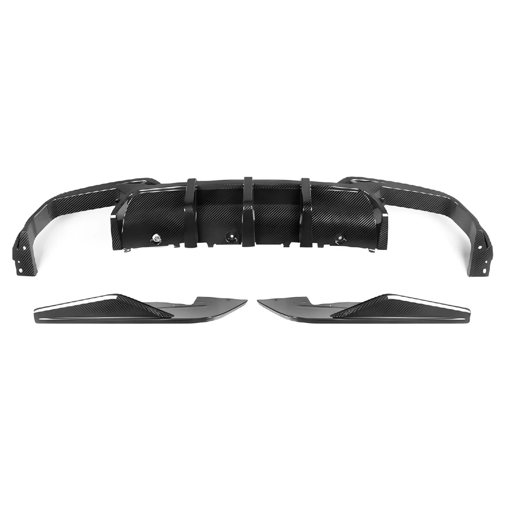 

For BMW F91 F92 F93 M8 Dry Carbon Fiber Rear Lip Diffuser Bumper Add-on 2020-2025 Auto Accessory Enhanced Aerodynamics Body Kit