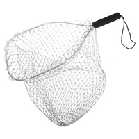 Fishing Net 30cm Square Large Capacity Portable Fishing Catching Basket For Freshwater Saltwater Alloy Material