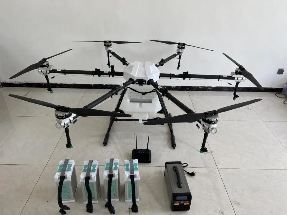 Agri drones de agricultura, rociador de semillas, fertilizante, rociador para fumigación