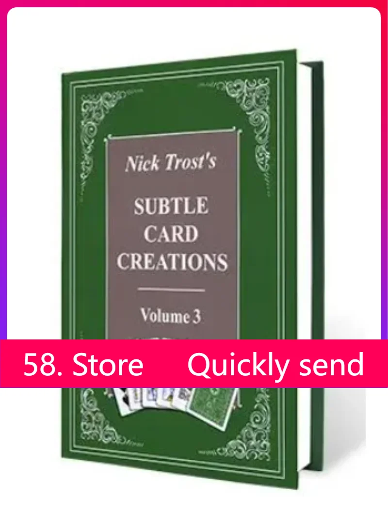 New 2025 Nick Trost - إبداعات البطاقات الرقيقة المجلد 3 - الخدع السحرية (تنزيل 58 المتجر)