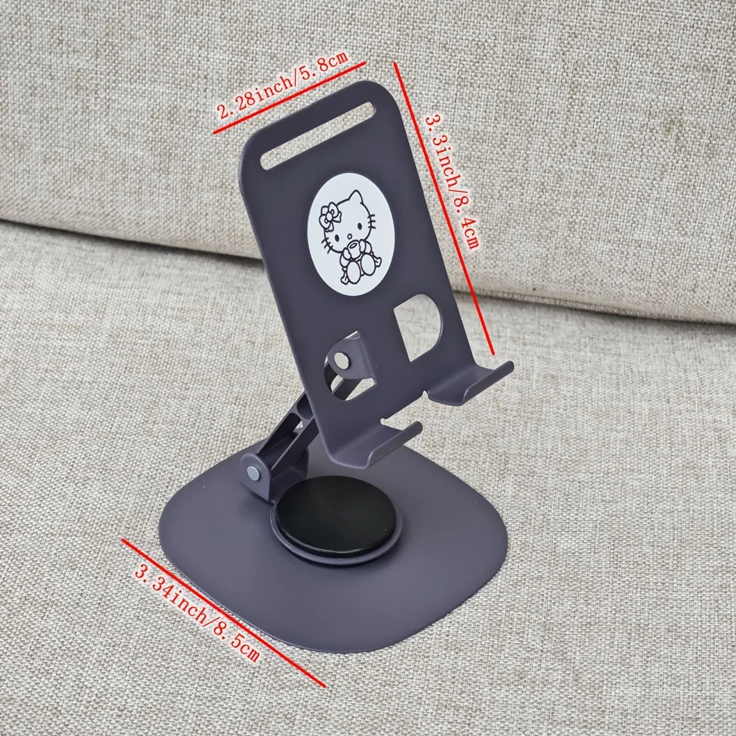 360 ° 金属製スマホホルダー、調節可能な折りたたみ式 - Desk Setup Essentials のレビューと価格
