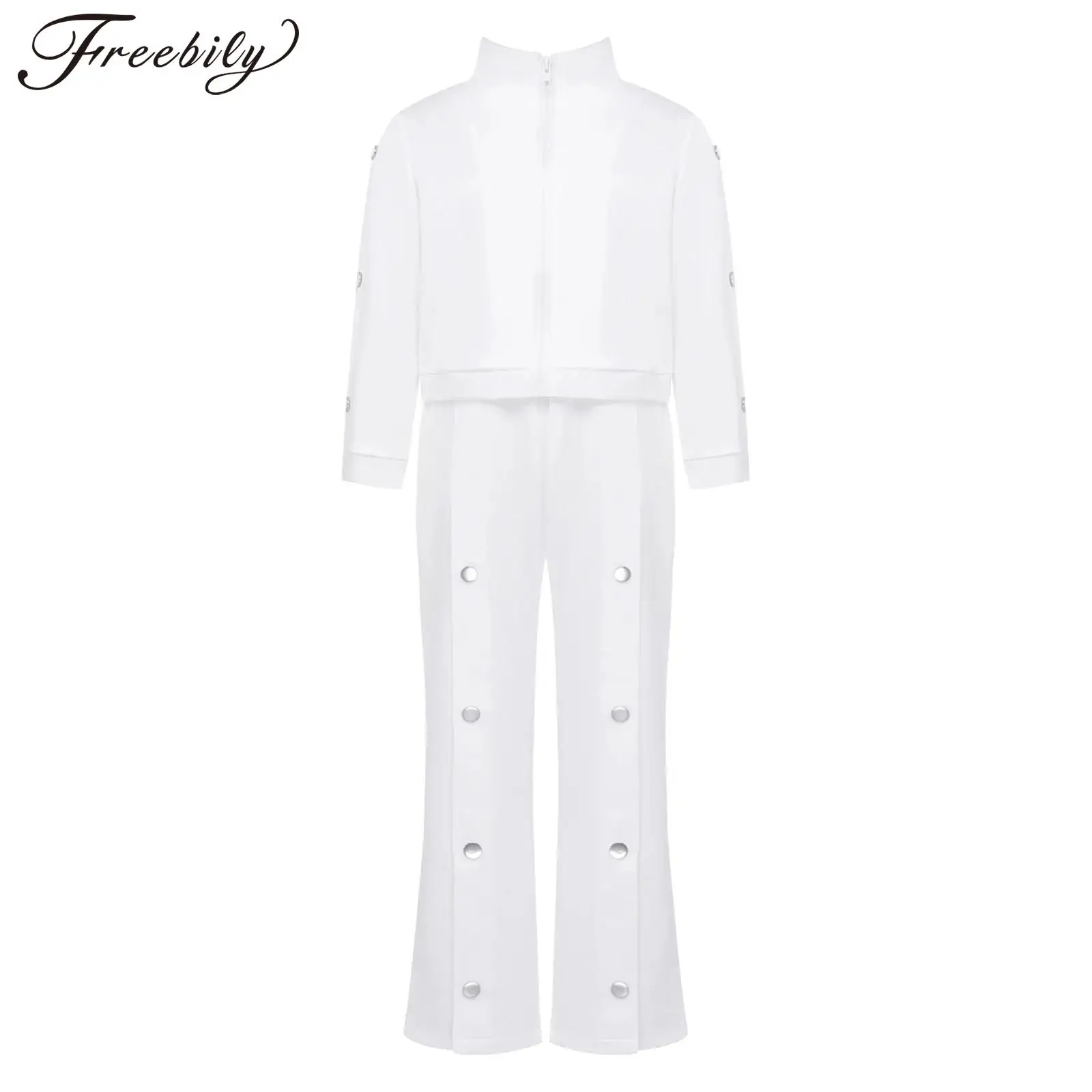 girls-streetwear-solid-color-jazz-dance-outfit-coats-pants-suits-children-fashion-hip-hop-costume-kids-party-clothes-sets