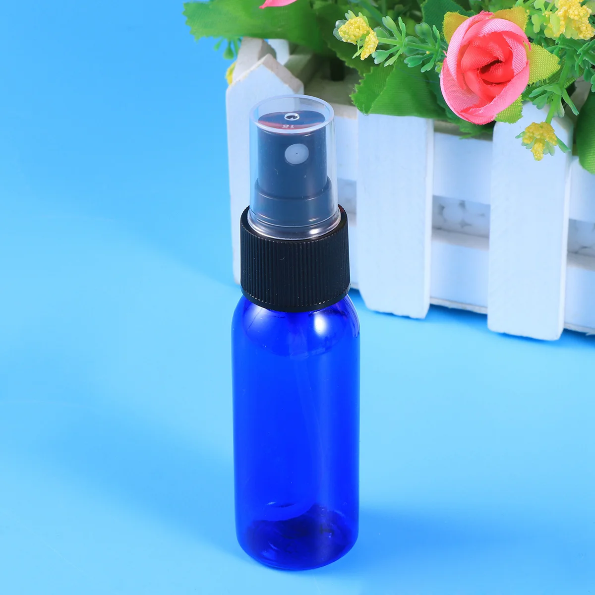 

15 Pcs Spray Bottle for Hair Makeup Small Sprayer Blue Refillable Portable Travel