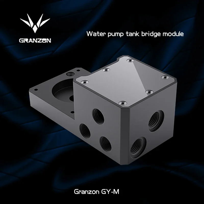 Bykski Granzon GY-M, ITX Gamer Case Water Cooling Bridge Module Connector For Reservoir Res PMD3 Pump GH Series Radiator