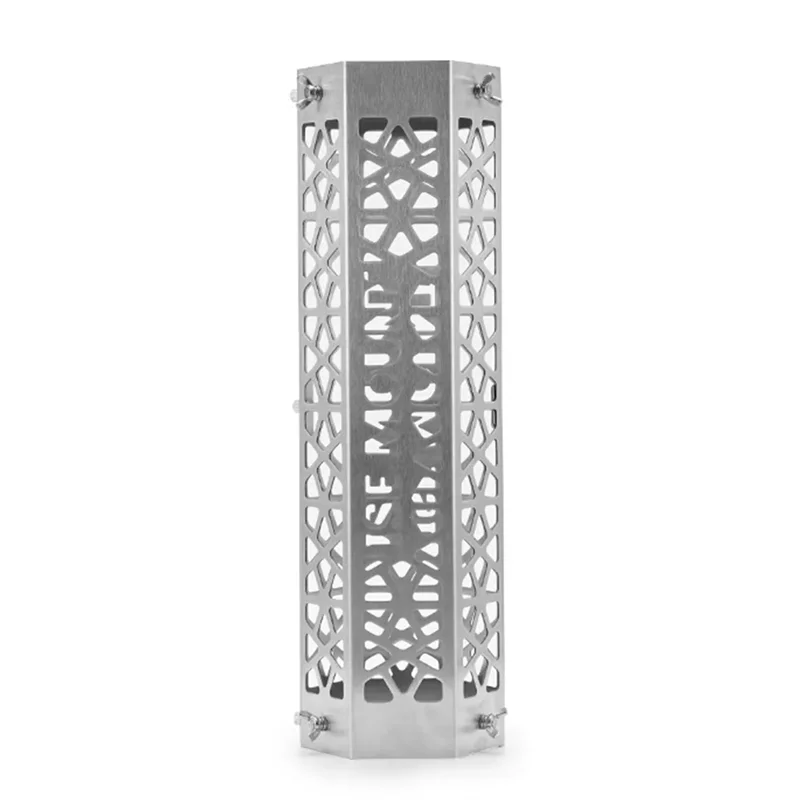 

ABYM Camping Hot Tent Stove Jack Stainless Steel Mesh Furnace Tube Chimney Cover Adjustable Screw Rod For Outdoor Camping