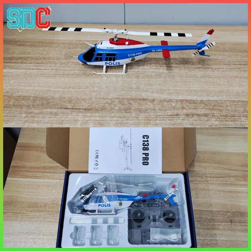 

C138 PRO 6-канальный радиоуправляемый вертолет RC ERA с одним лезвием, бесщеточный трюковый вертолет с гироскопом, бесщеточный пульт дистанционного управления, модель самолета
