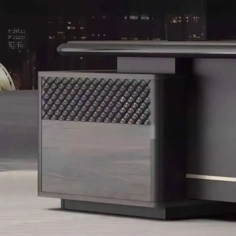 Escritorio De almacenamiento De diseño De ordenador para estudio De oficina, escritorio De trabajo De pie, Escritorios De ordenador De madera, muebles para el hogar