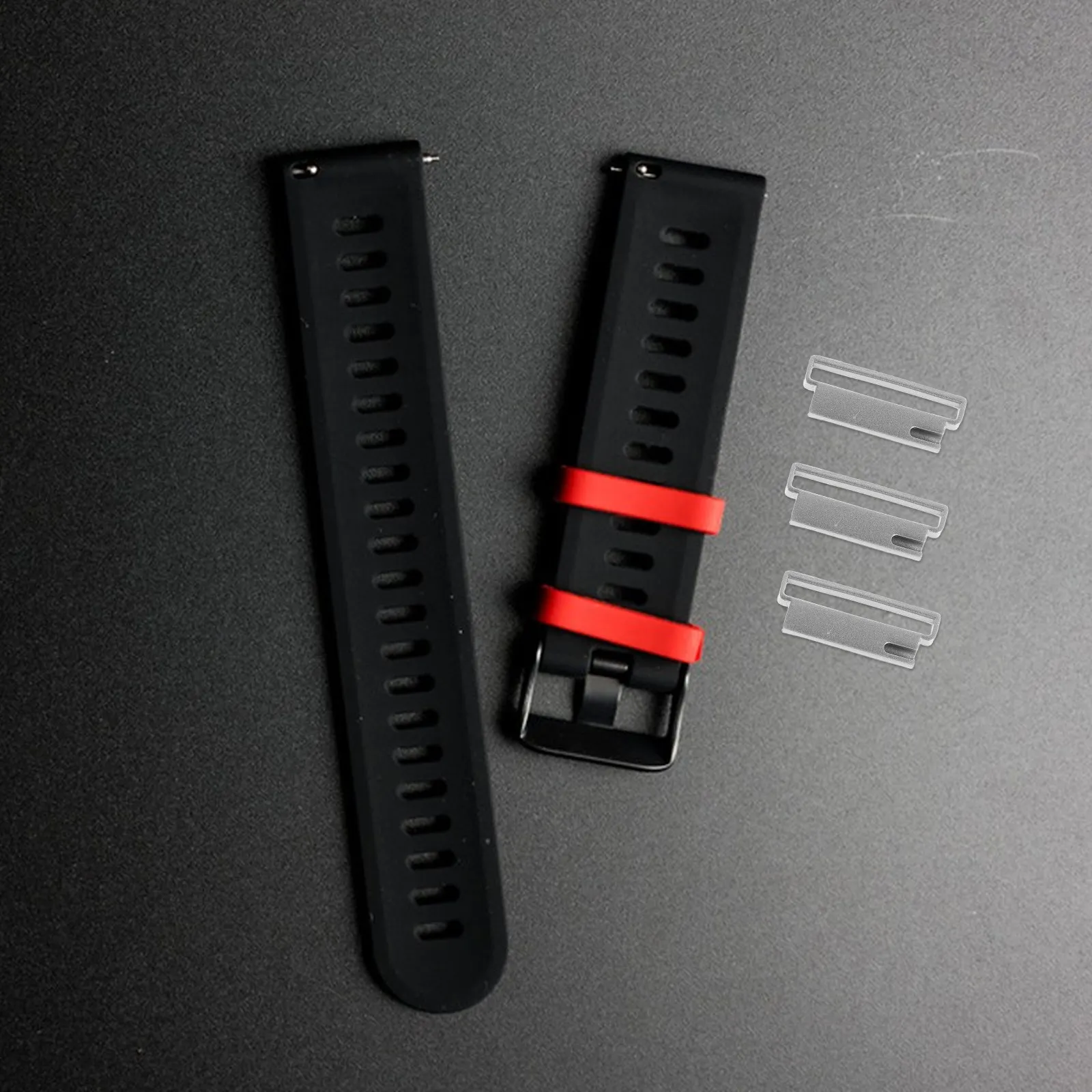 6Pcs Stainless Steel Watch Strap Connection Adapter Compatible with Most Smartwatches Strong Reliable Secure Fit Sleek Modern
