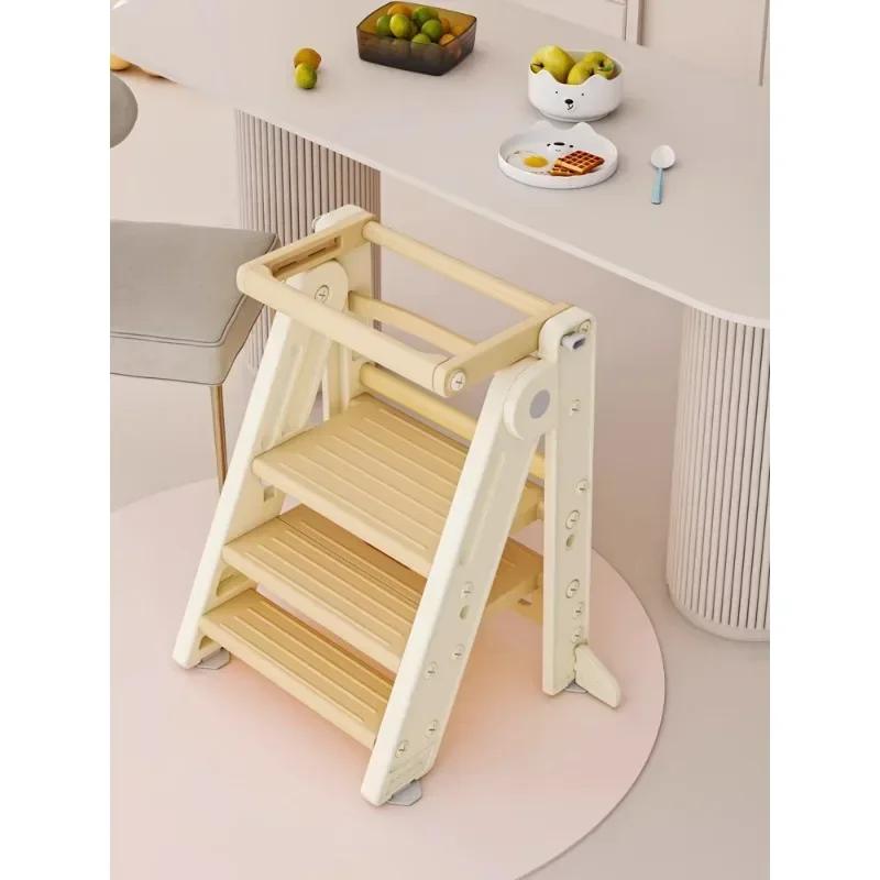 Baby hand wash step stool foldable children's washstand step stool stair foot stool