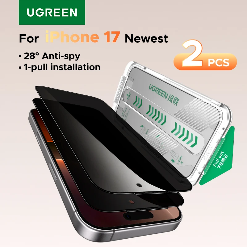 Ugreen Protetor de Tela Antiespião iPhone 17 Pro Max