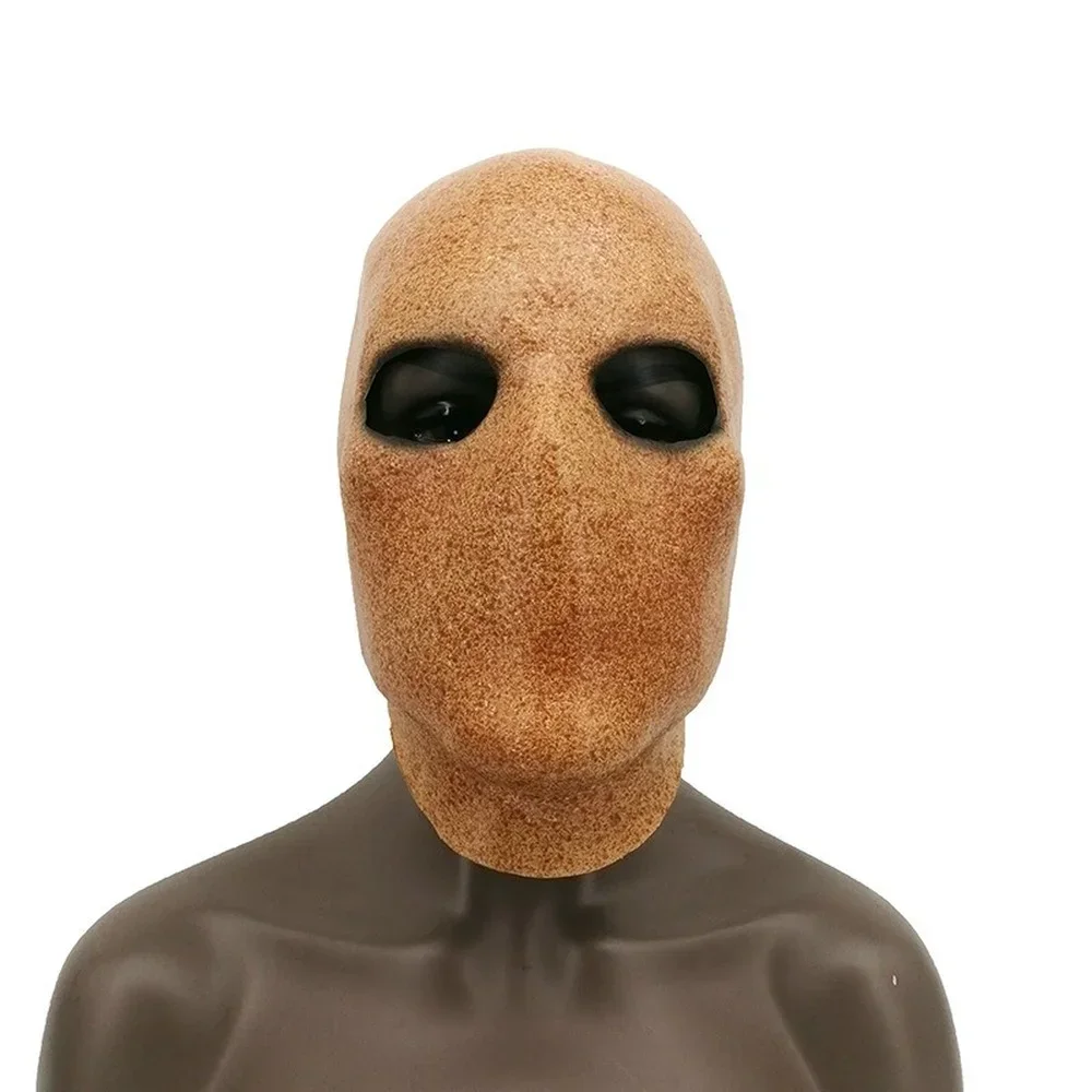 Horror Faceless Man Full Face Latex Mask Halloween Scary Mask Cos Costume Props