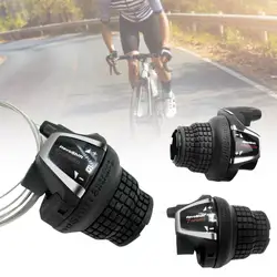 SL-RS35 Twist Grip Practical Efficient Twist Grip Shifter 3/6/7 Speed Twist Grip Shifter Shift Levers for Mountain Bike