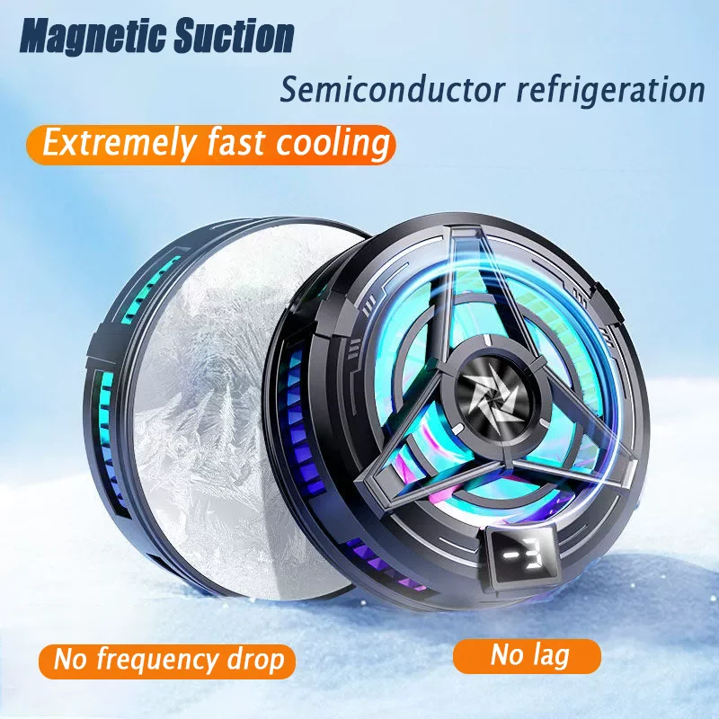 2024 NIEUWE Magnetische Mobiele Telefoon Halfgeleider Cooling Radiator PUBG Game Cooler SL17 voor IPhone Android Cool Koellichaam