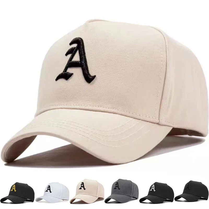 Unisex-Baseballmützen mit Buchstaben-Stickerei, verstellbare Freizeithüte, Sonnenschutzhut für Frühling und Herbst im Freien