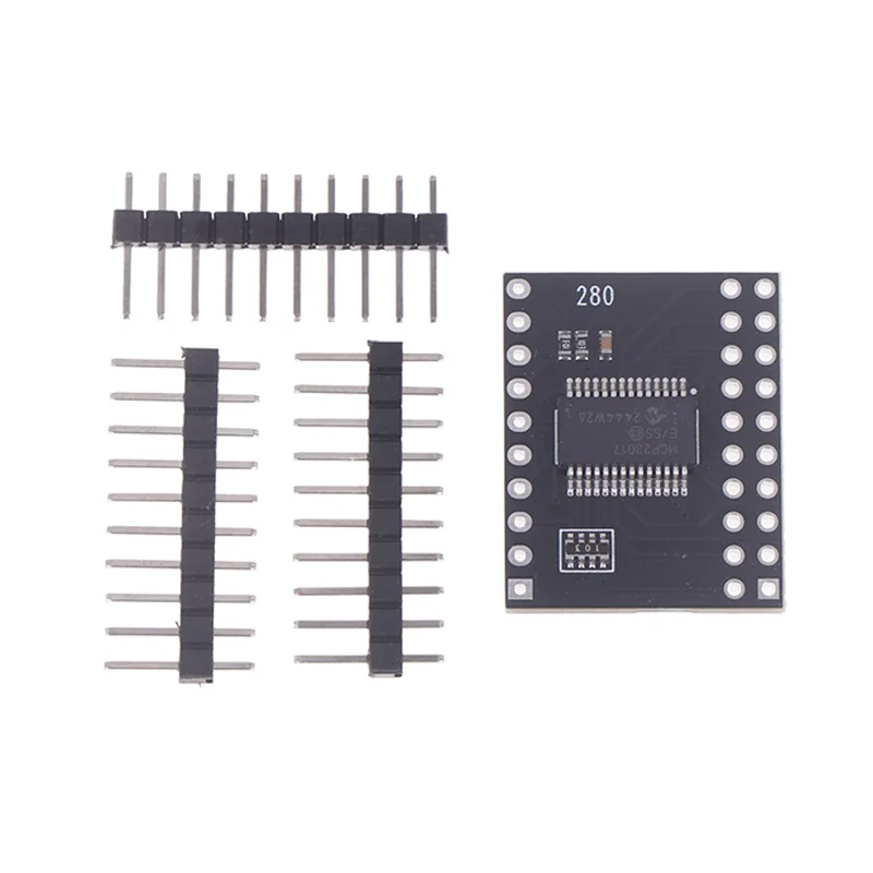 

TENSTAR MCP23017 Serial Interface Module IIC I2C SPI Bidirectional 16-Bit I/O Expander Pins 10Mhz Serial Interface Module