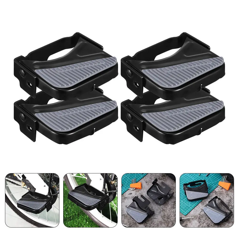 

2 пары прочных велосипедных педалей, профессиональные износостойкие железные педали для взрослых и подростков, универсальные, для ремонта задней оси велосипеда