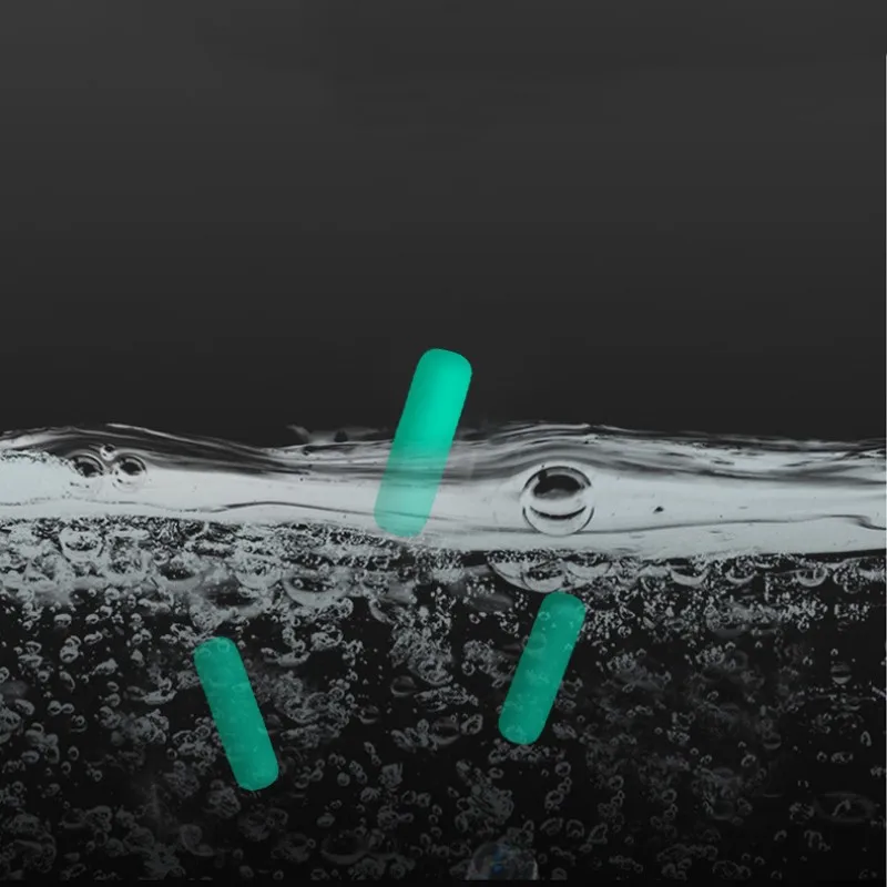 50PCS/Set Silicone Space Bean Scale Lead Fishing Loop Eight-Character Ring Fishing Float Seat Fishing Bobber Fishing Accessories