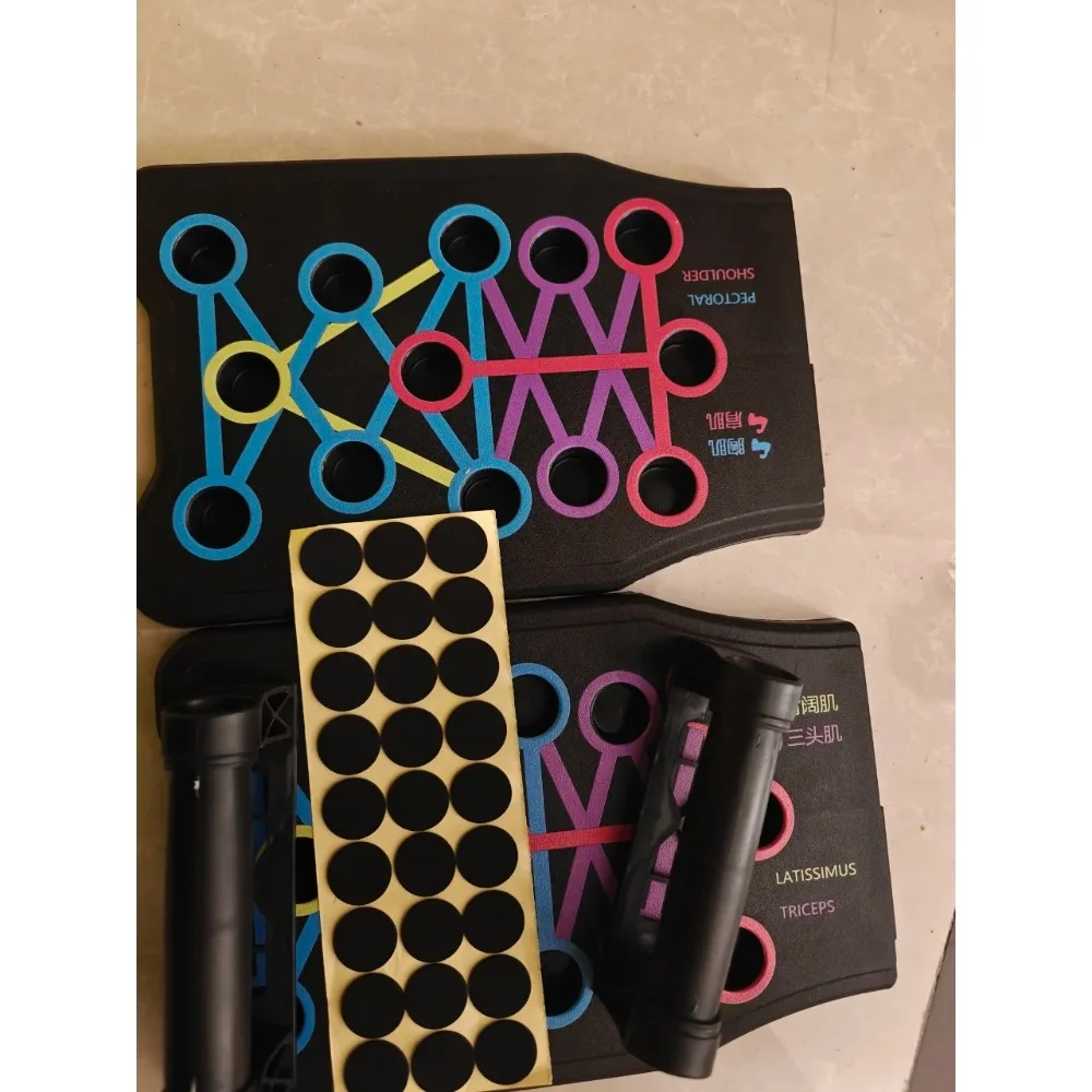 لوحة دفع محمولة متعددة الوظائف - نظام تدريب عالي التحمل للتمرين المنزلي لكامل الجسم وتمارين العضلات #6