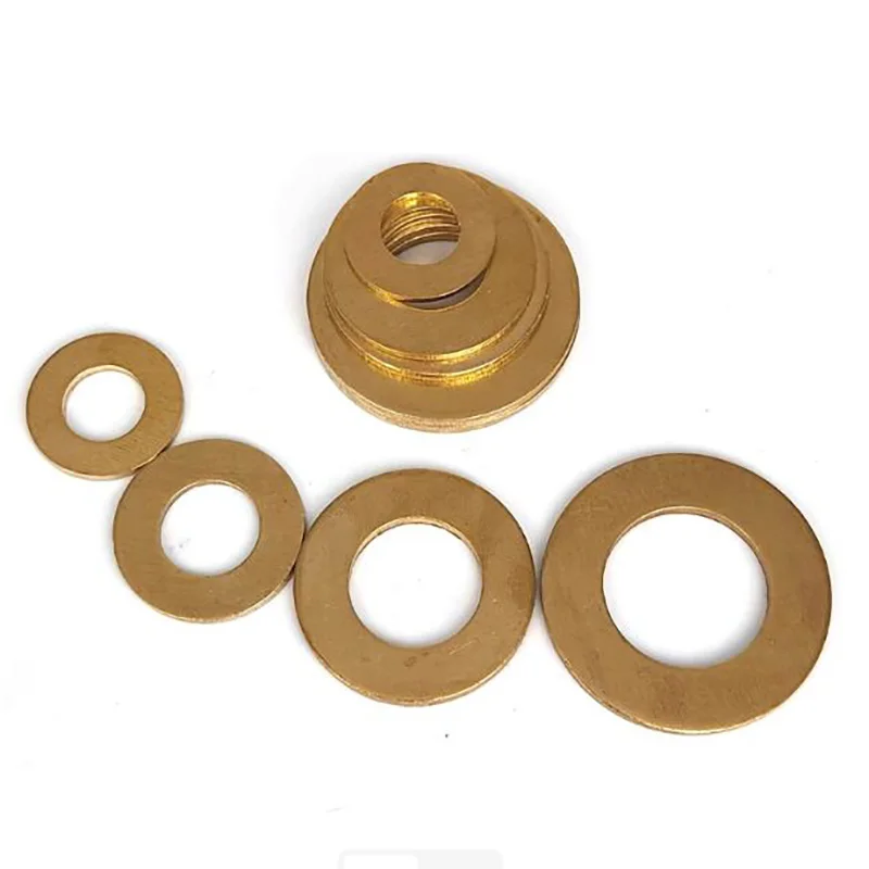 M2 M2.5 M3 M4 M5 M6 M8 M10 M12 M14 M16 M18 M20 M22 M24 Solid Brass Flat Washer