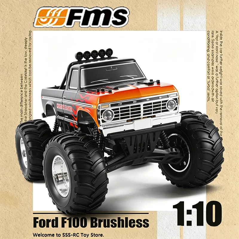 Kids Outdoor Toy Storage - Fms Ford F100 Brushless Motor Edition