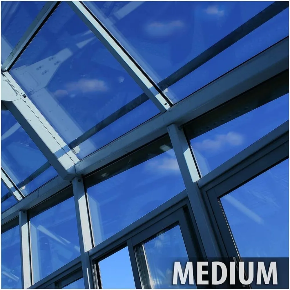 طبقة نافذة خارجية وهج وتحكم في الحرارة أسود طبيعي 40 (متوسط) - 24 بوصة × 24 قدم