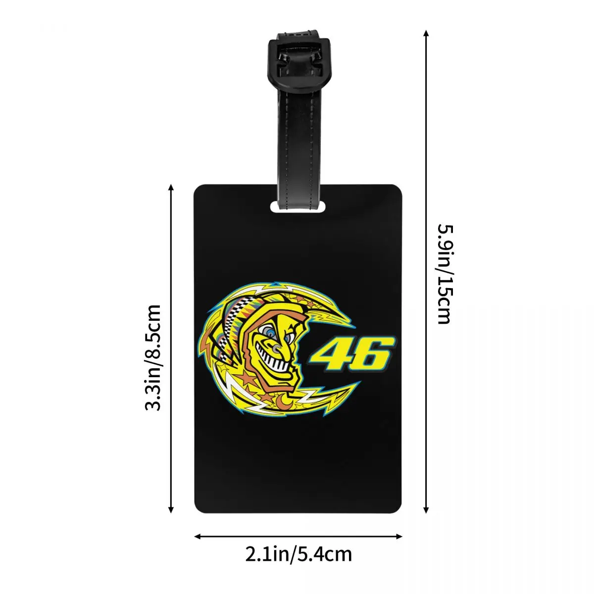 Custom Rossi Luggage Tag Privacy Protection Baggage Tags Travel Bag Labels Suitcase