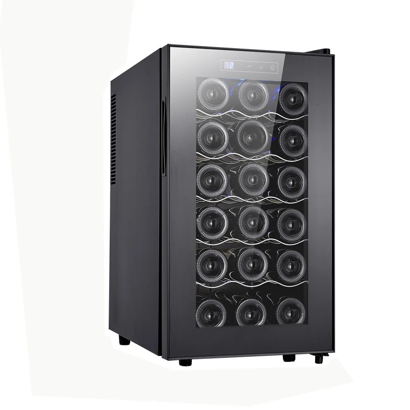 Wholesale Mini Wine Cooler 18 Bottle Refrigerator Wine Cooler  46L Refrigerator Freestanding Wine Cooler