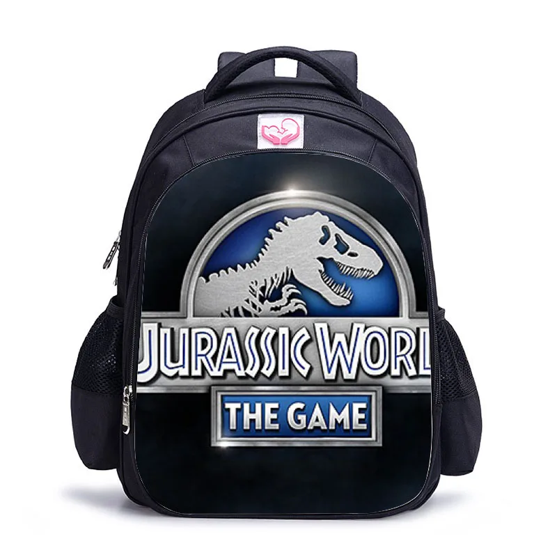 Ransel dunia dinosaurus populer ransel cetak hewan untuk anak-anak tas Jurassic Kingdom untuk anak perempuan anak laki-laki sekolah anak-anak