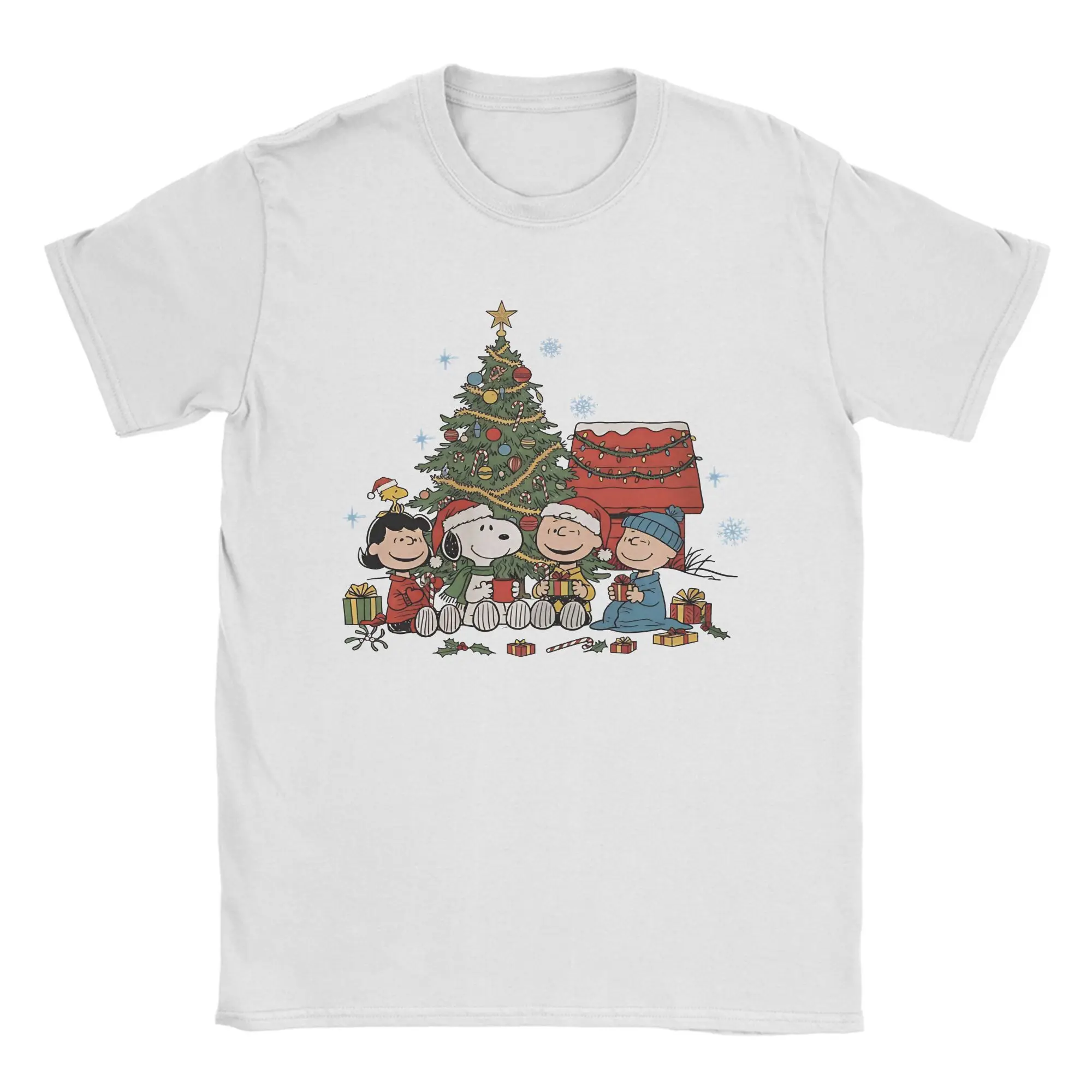 

Men Women New Arrival Snoopys Christmas 2025 snow winter T Shirt Tee Pure Cotton T-shirts Clothes