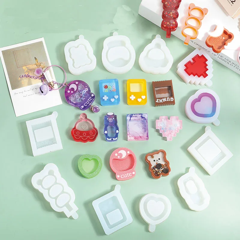 DIY Epoxy Resin Mold Jewelry Tools Jewelry Accessories Bear Silicone Shaker Mold