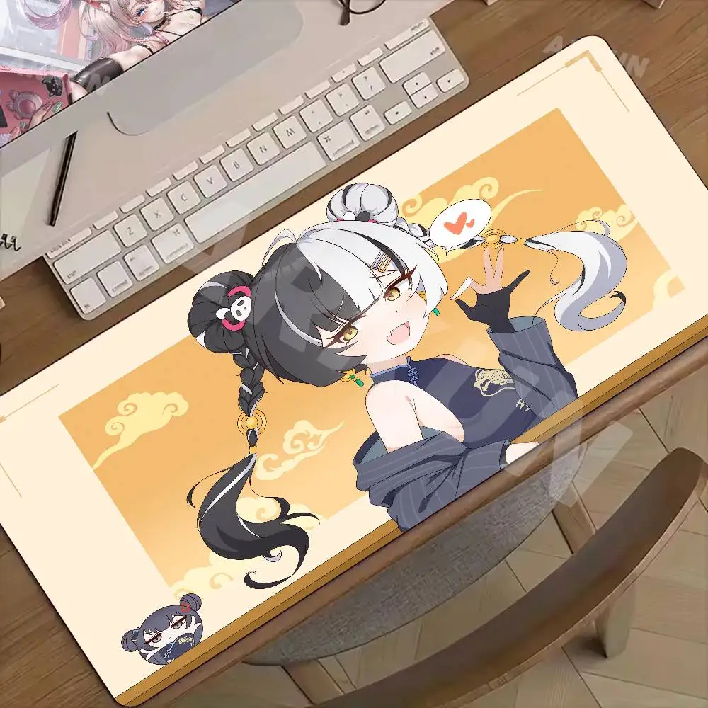 

ZZZ Gaming Cute Girl Dialyn Mouse Pad Gamer Computer Accessories Keyboard Table Mat pad Company Gaming Laptop Desk Accessory Pc