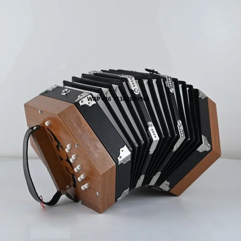 20/30/40/48 Keys Hexagonal Accordion Wind Instrument for Beginner Practice