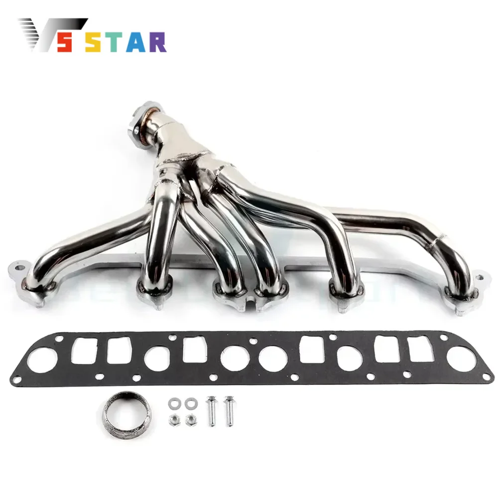 

High Quality Stainless Steel Manifold Header Exhaust For Jeep 1991-1999 Wrangler YJ TJ Cherokee XJ Grand Cherokee ZJ 4.0L 6CYL