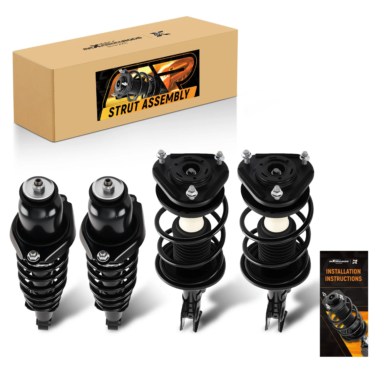 MaXpeedingrods Front & Rear OE Struts Assembly Suspension Kit For Toyota Corolla 2009-2013 472598 172599L 172599R 472597