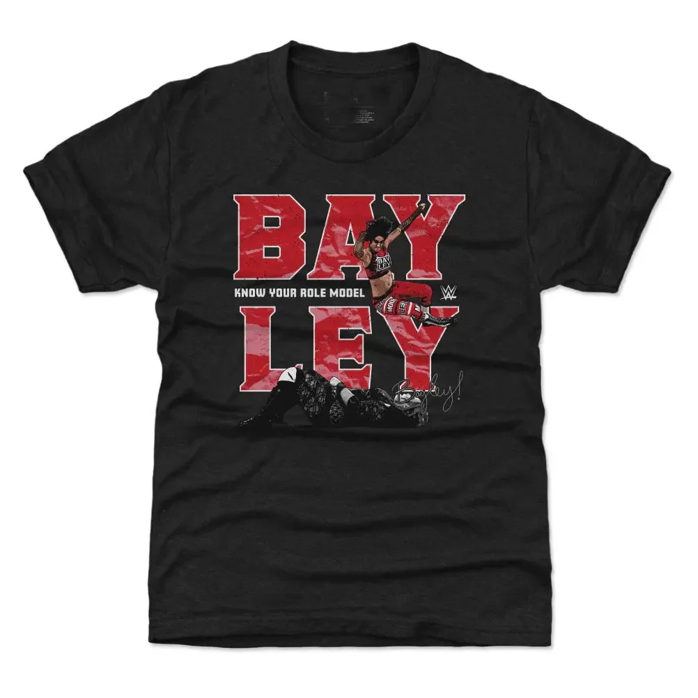 Street Sports Top 2024 Summer Men's 3D Printed Wrestler Bayley T-shirt Oversized Graphic Men Clothing Summer Funny Style Cotton