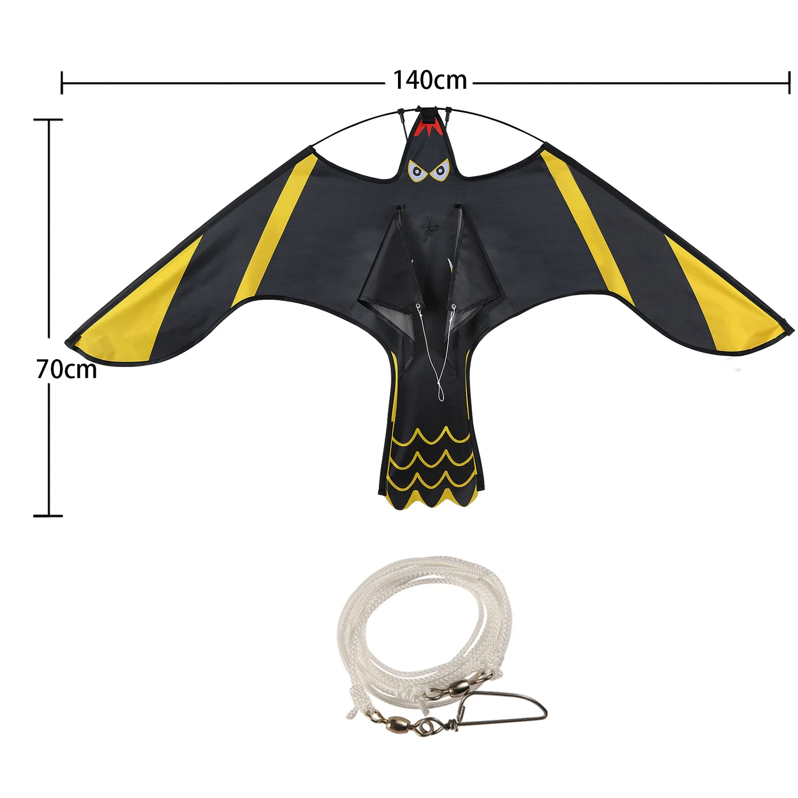Flying Hawk Kite Bird Repellent Kite Rice Field Bird Repellent Pole Bird Repellent