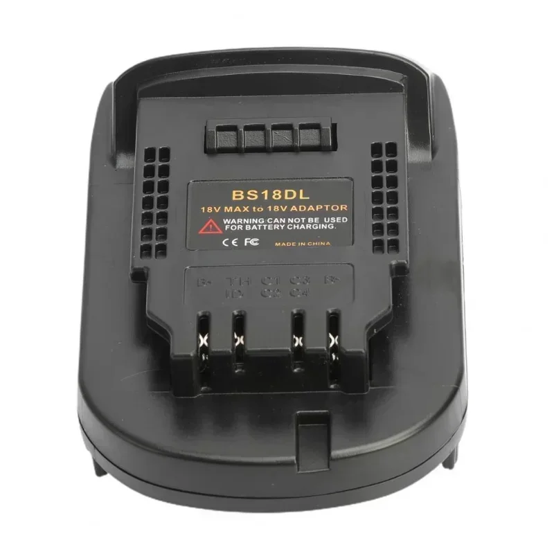 Adapter konwerter akumulatorów BS18DL do elektronarzędzi akumulatorowych DeWalt 18V/20V (MAX) litowo-jonowych, kompatybilny z akumulatorami litowo-jonowymi Bosch 18V — zdjęcie produktu 3