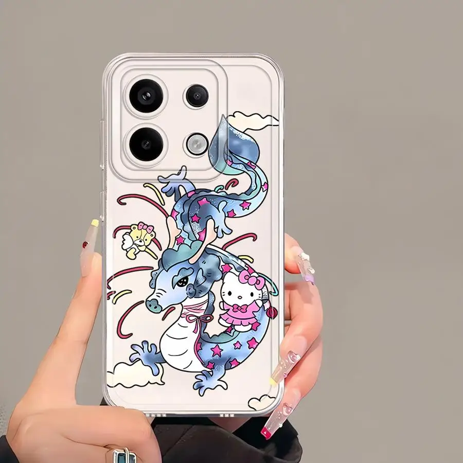 Funda para Xiaomi Poco X3 NFC X3 Pro funda de teléfono suave dibujos animados Sanrio Hello Kitty