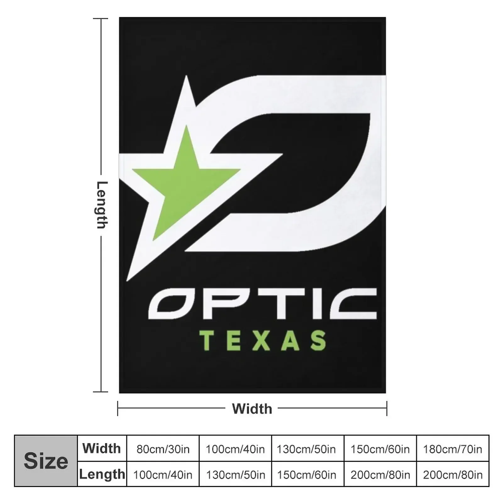 OpTic Texas Throw Blanket wednesday Bed Multi-Purpose Luxury Brand Blankets