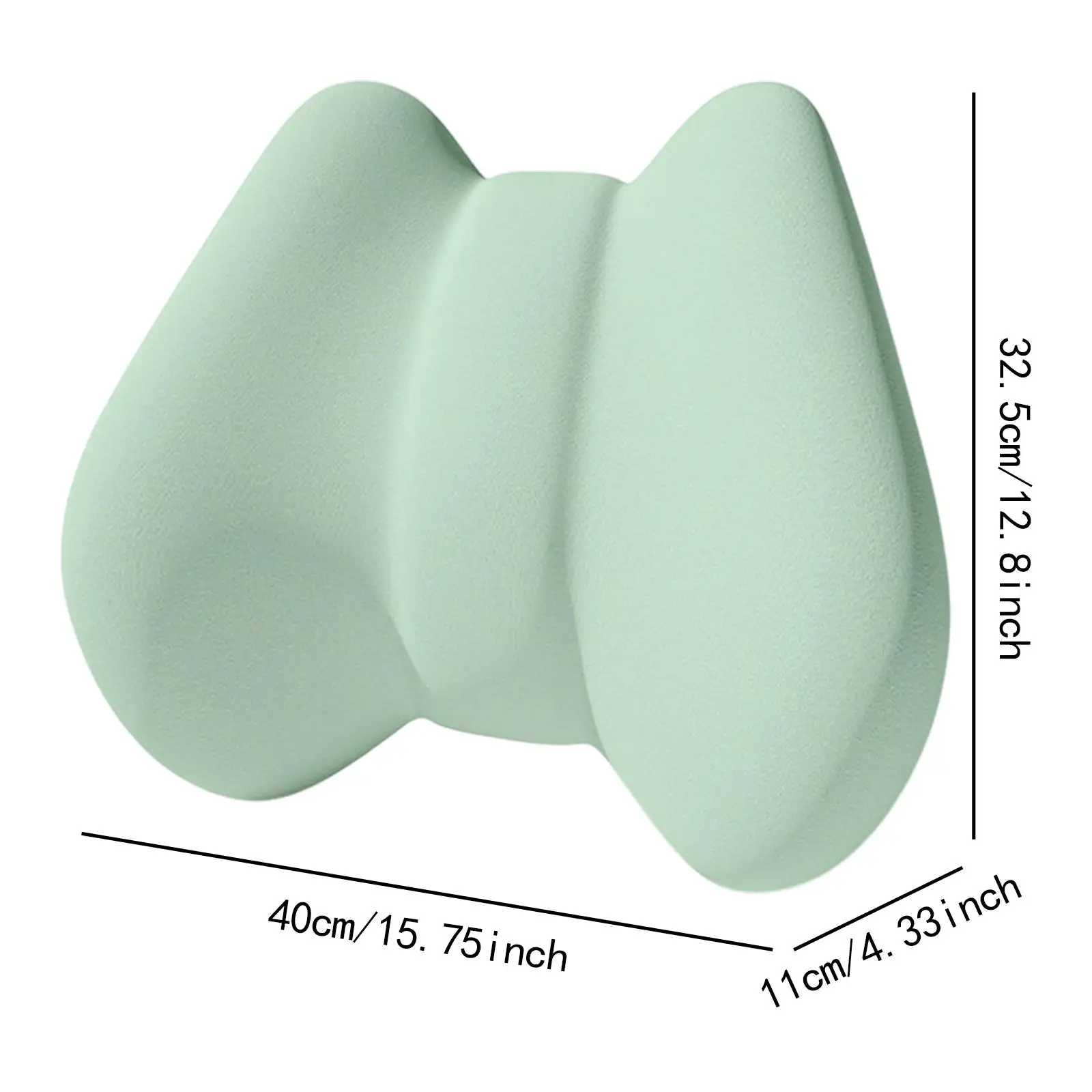 Ergonomic Cushion Chair Back Support Pillow with Strap for Office Chair Computer Chair