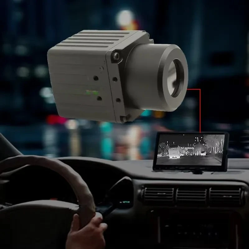 RSNV Night Vision High Resolution 1024x1080 Thermal Imaging Driving Assistant Vehicle Camera 640x480 Display 50 X 38 Field