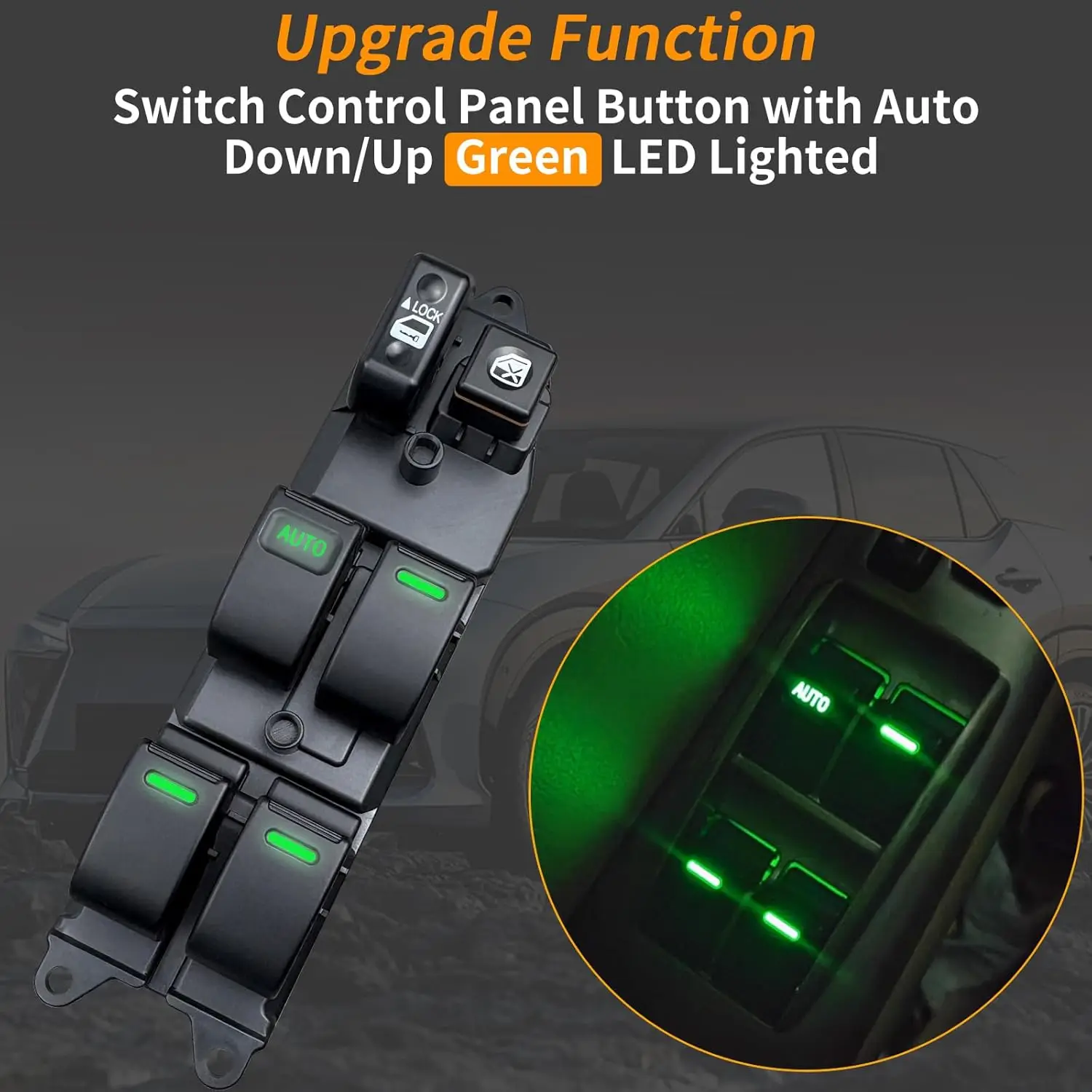 Car Master Power Window Switch Lift for Toyota Corolla EX 04-15 Camry 2002-2007 Sienna Window Switch Lifte 84820-12480 18 Pins - view 2