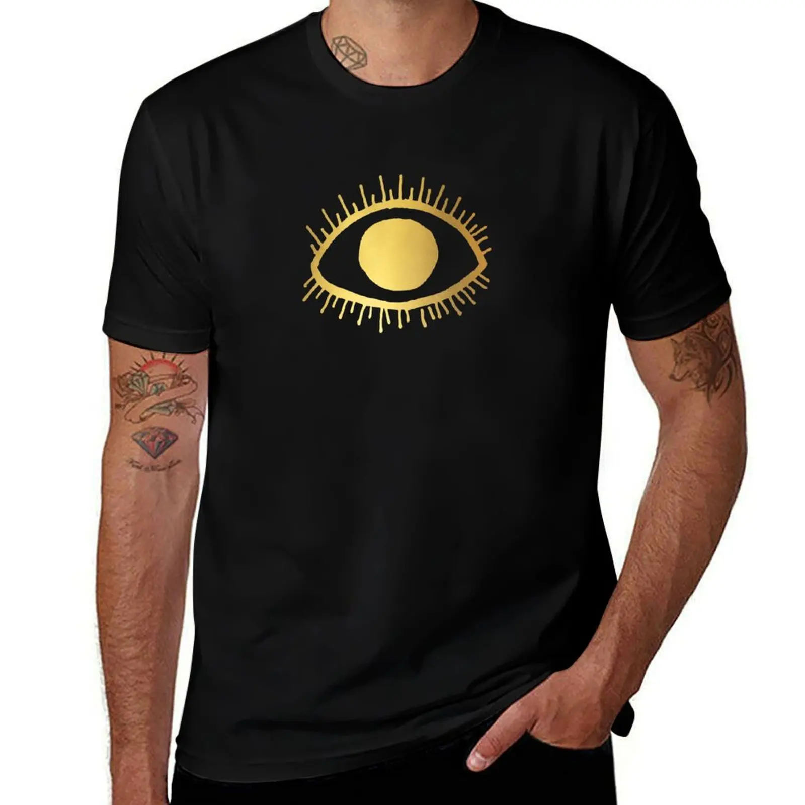 

Golden SINGLE EYE T-Shirt man tshirt man t shirts for men casual