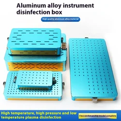 Microsurgical instruments, high temperature and high pressure silicone disinfection box, stainless steel sterilization box