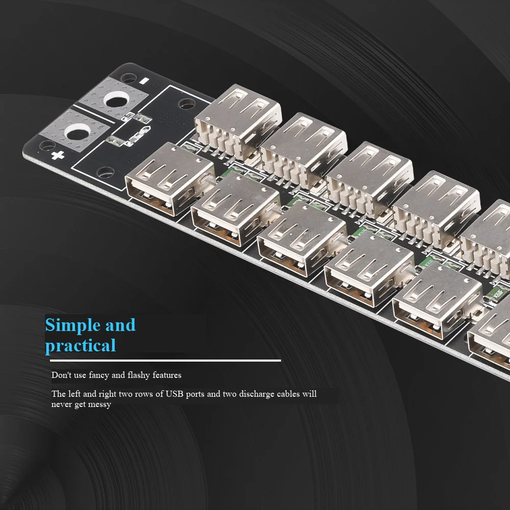 USB-Ladegerät für Mobiltelefone mit bis zu 24 Anschlüssen, Mehrfach-Ladebuchse für Fabrik, Studio, zentrales Stromversorgungsmodul. – Detail 6